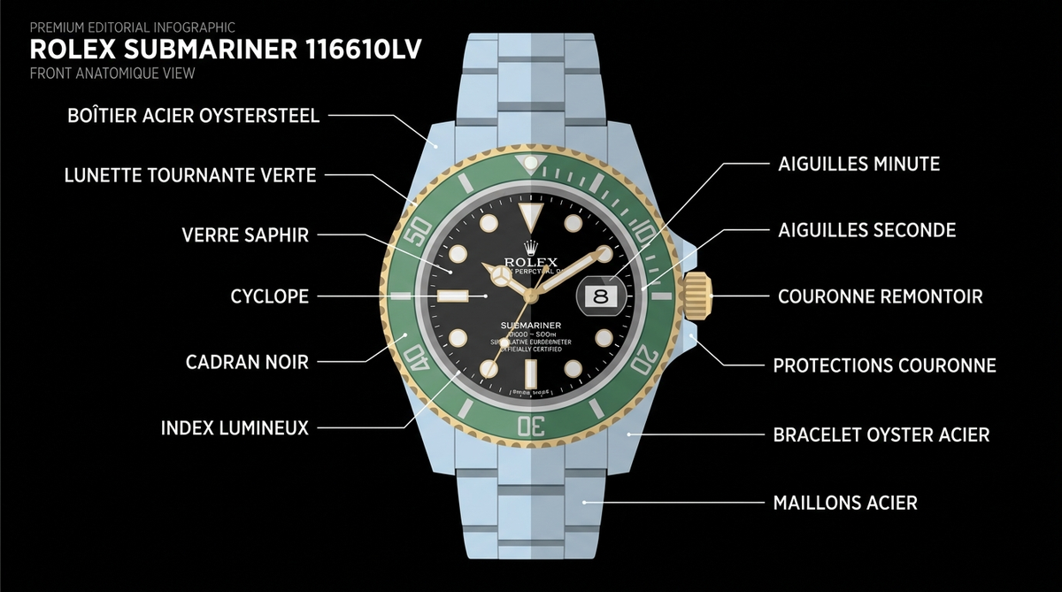 Rolex Hulk 116610LV : guide complet achat et avis expert 4 rolex hulk — image 2